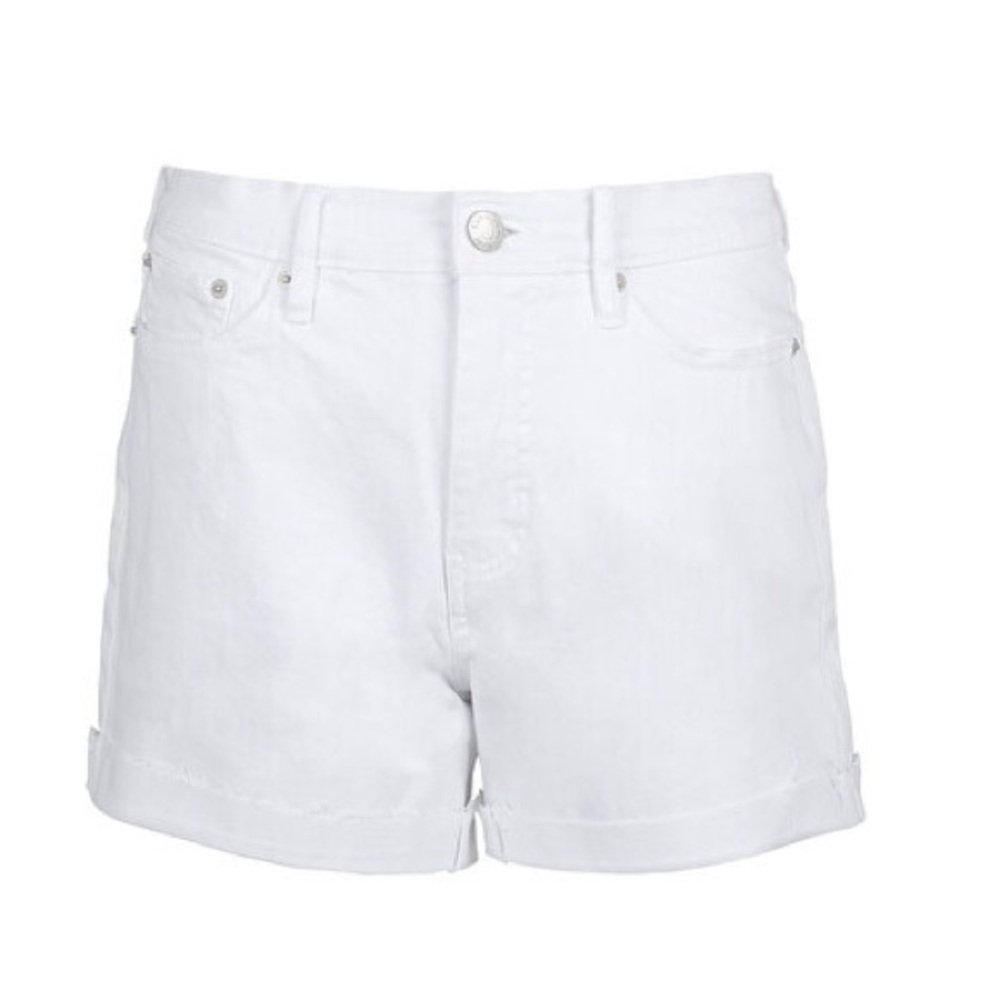 Calvin Klein Women's Jeans Hi Rise Frayed Short